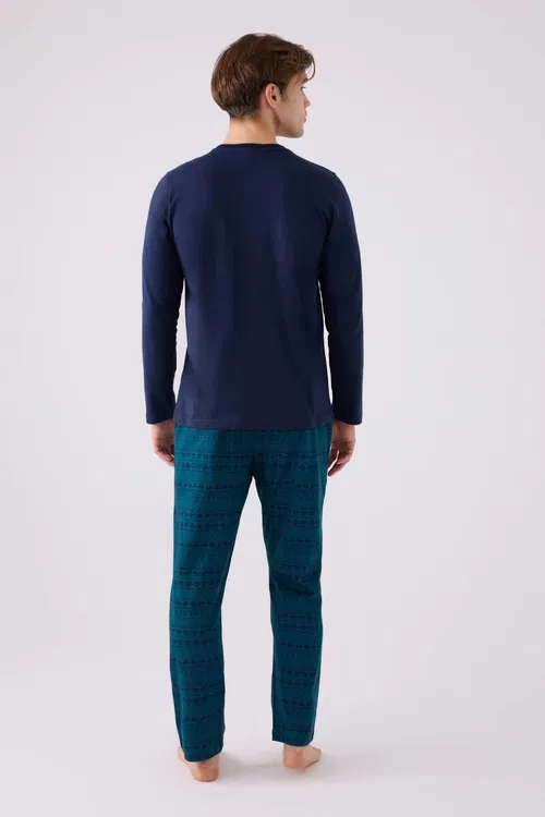 Arnetta 3135 Baba Oğul Uzun Kollu Erkek Pijama Takımı