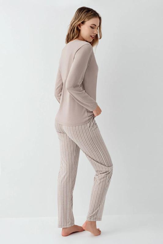 Arnetta Kadın Kahverengi Pijama Takımı 3424-S