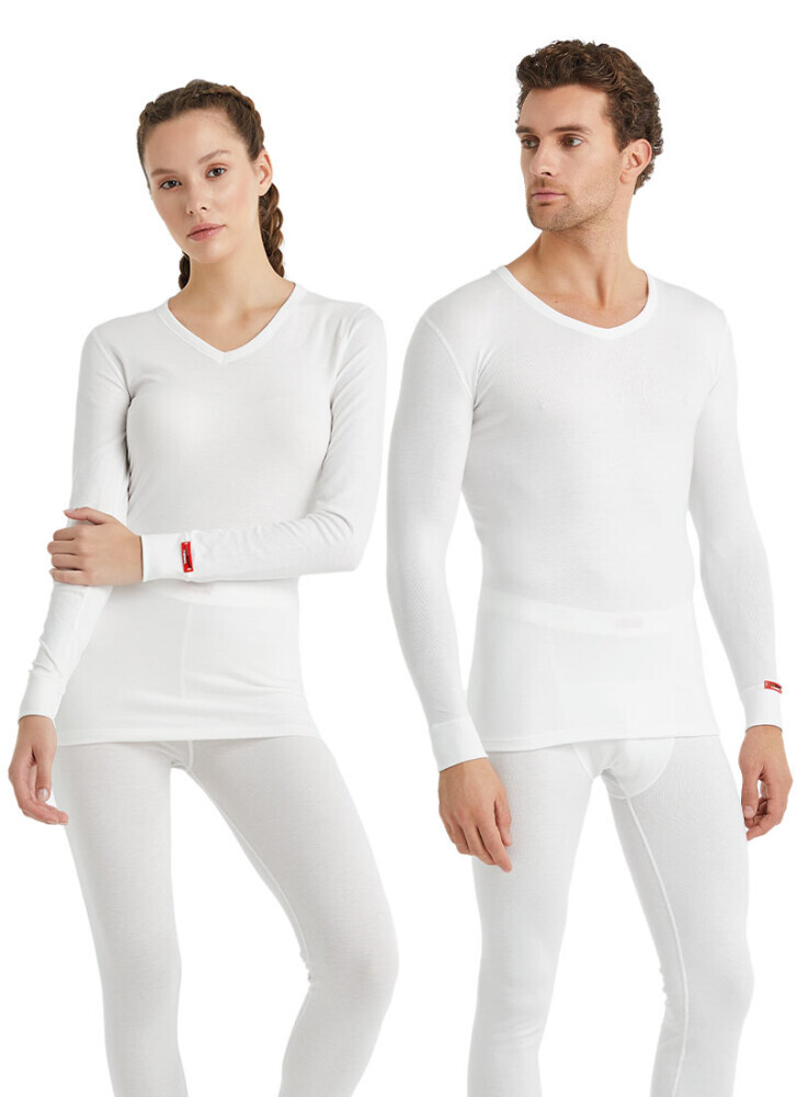 Blackspade Termal Aktif Unisex V Yaka T-Shirt Uzun Slv.