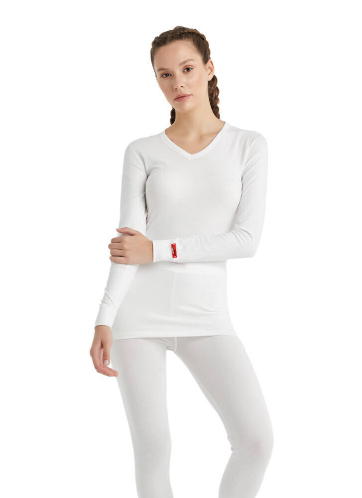 Blackspade Termal Aktif Unisex V Yaka T-Shirt Uzun Slv.
