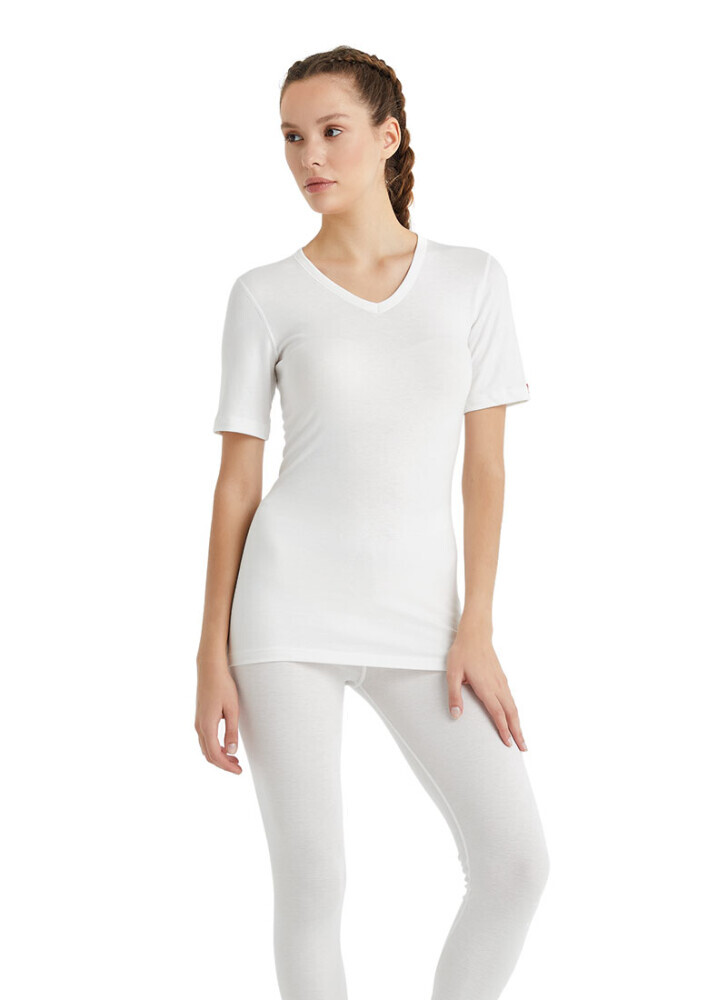 Blackspade Termal Aktif Unisex V Yaka T-Shirt Kısa Slv.