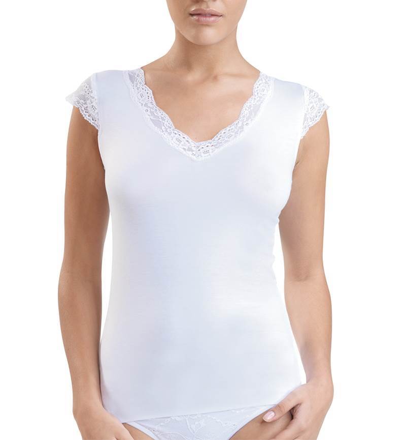 Blackspade Comfort Klasik Dantel T-Shirt