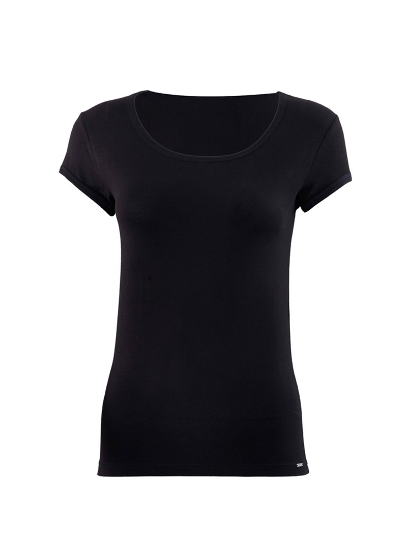 Blackspade Kadın Silver Modal T-Shirt-Si̇yah