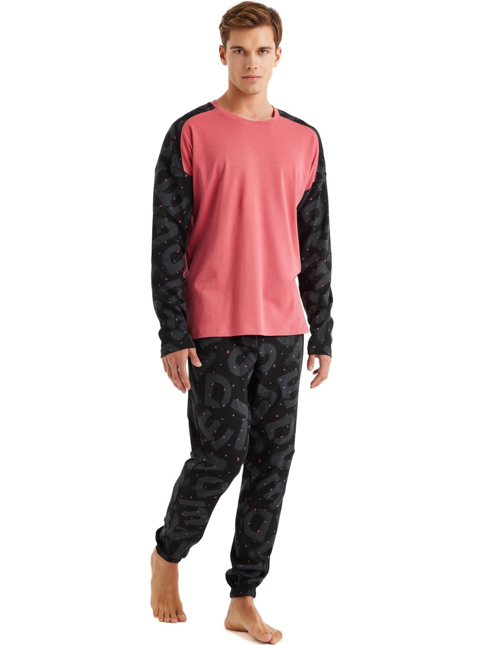 Blackspade Erkek Pijama Takımı 40599 - Kırmızı
