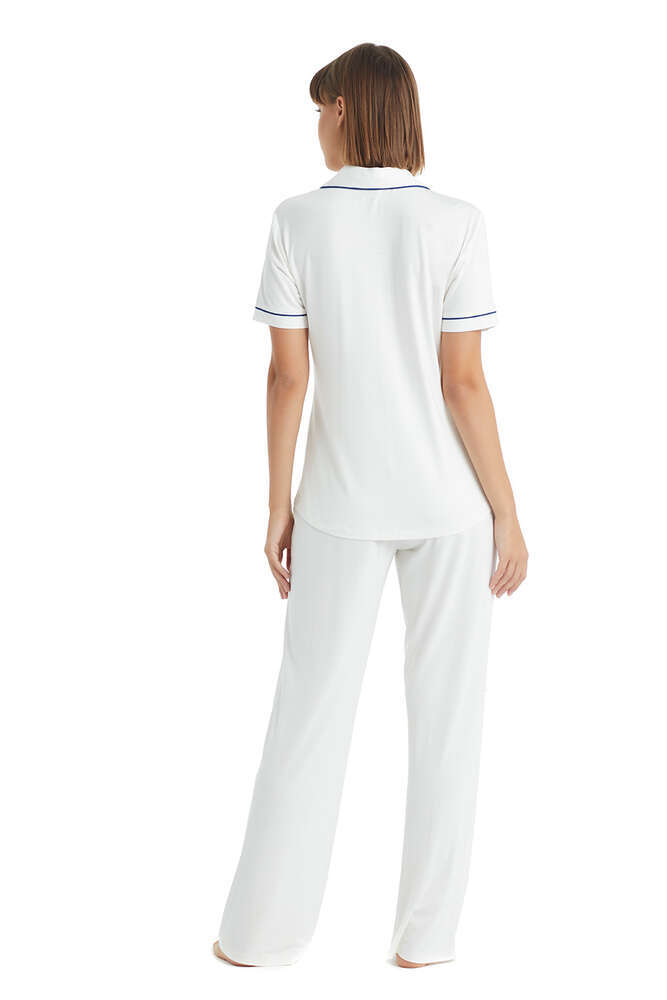 BLACKSPADE KADIN PİJAMA TAKIMI 51013-KREM