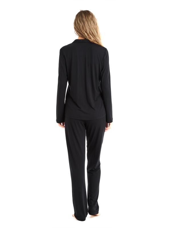 Blackspade 51606 Modal Uzun Kollu Kadın Gömlek Pijama Takımı