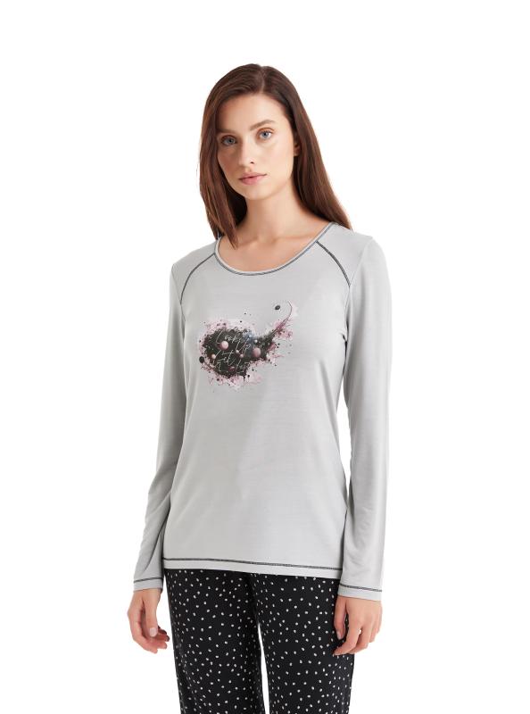 Blackspade 51610 Modal Uzun Kollu Kadın Pijama Takımı