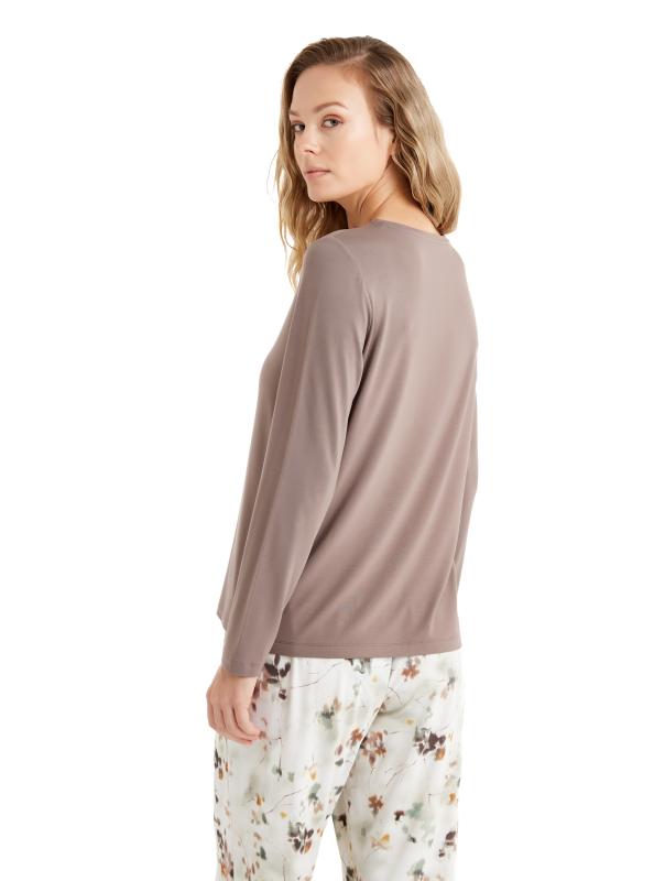 Blackspade 51618 Modal Yuvarlak Yaka Uzun Kollu Kadın Pijama Takımı