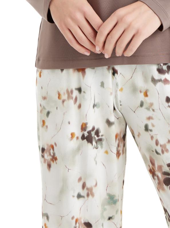 Blackspade 51618 Modal Yuvarlak Yaka Uzun Kollu Kadın Pijama Takımı