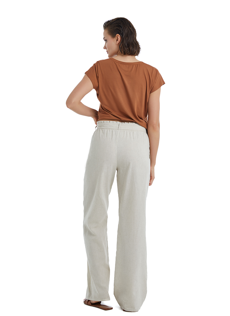 Blackspade 60398  Kadın Keten  Pantolon Bej
