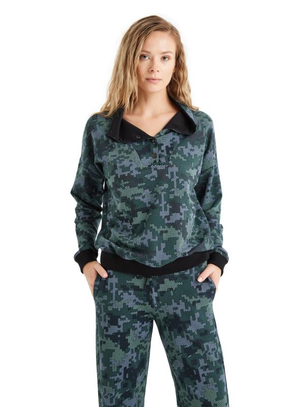 Blackspade 60472 Pamuklu Kadın Sweatshirt
