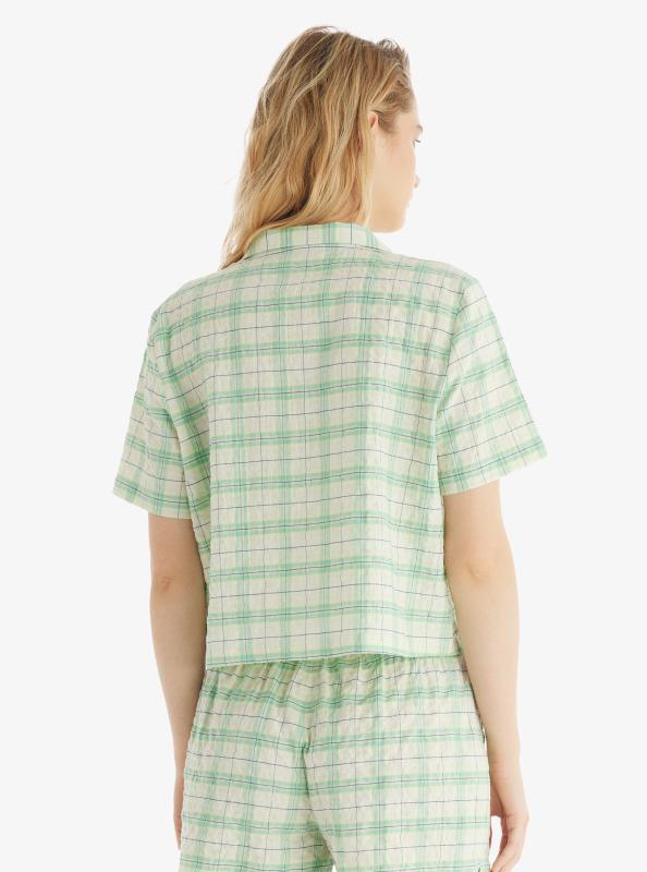 Blackspade Kadın Pijama Üstü 60544 - Kare Desenli
