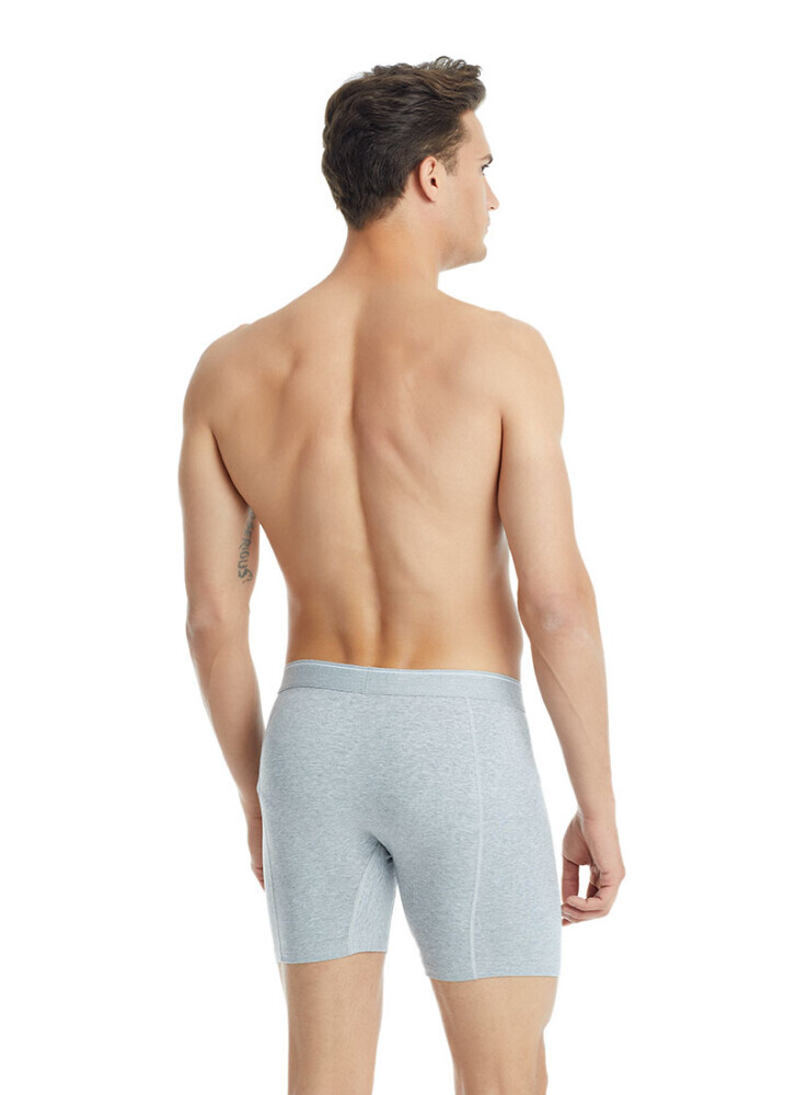 Blackspade Erkek Uzun Boxer-Gri