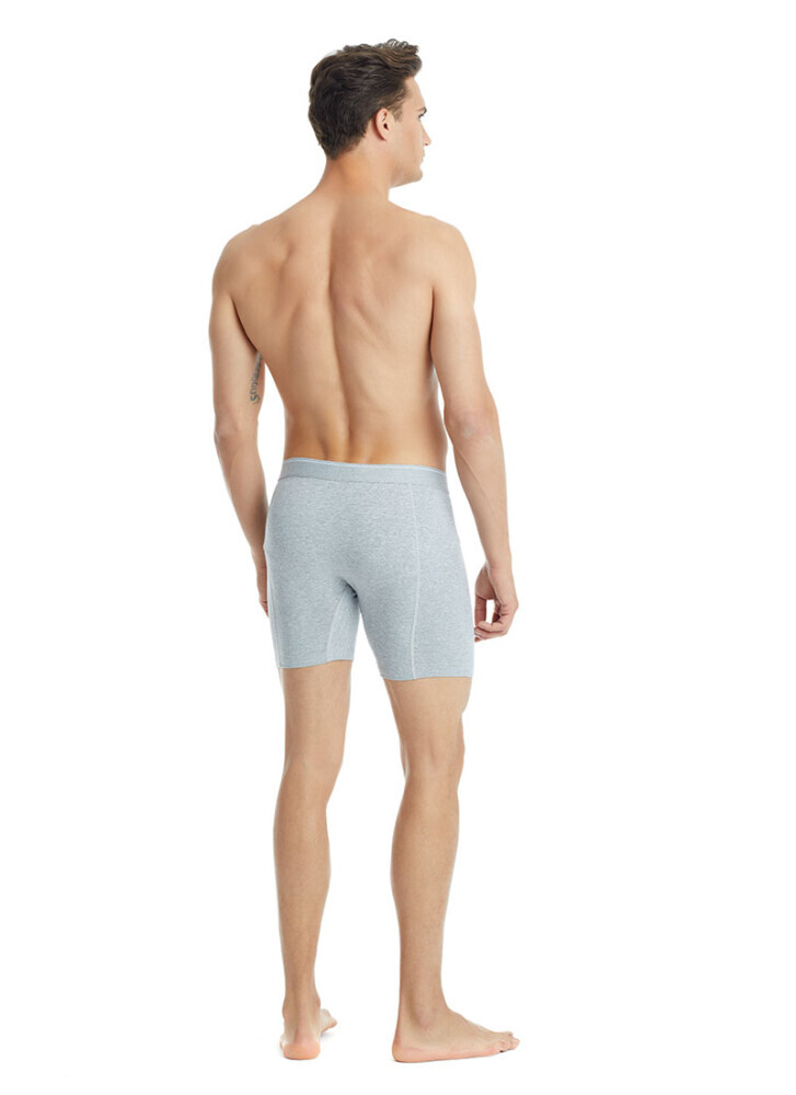 Blackspade Erkek Uzun Boxer-Gri