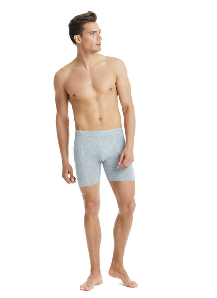 Blackspade Erkek Uzun Boxer-Gri