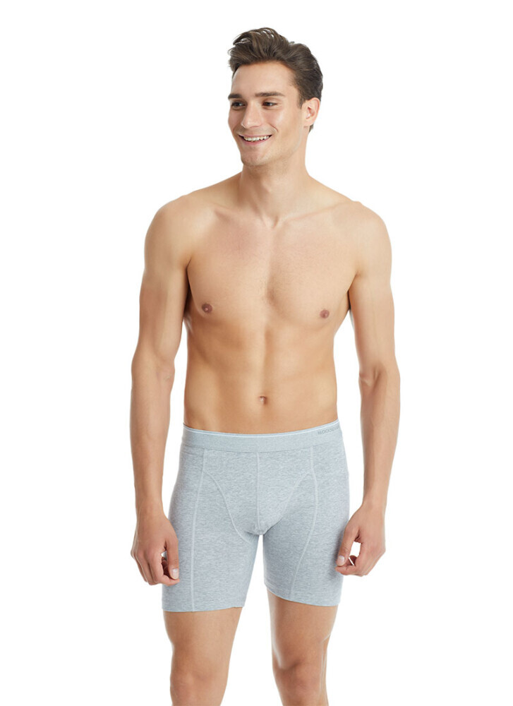 Blackspade Erkek Uzun Boxer-Gri