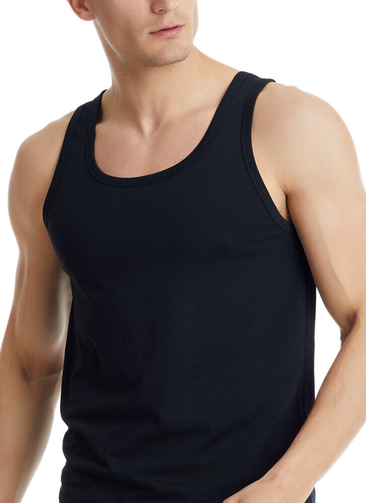 Blackspade Erkek Pamuklu Atlet-Si̇yah