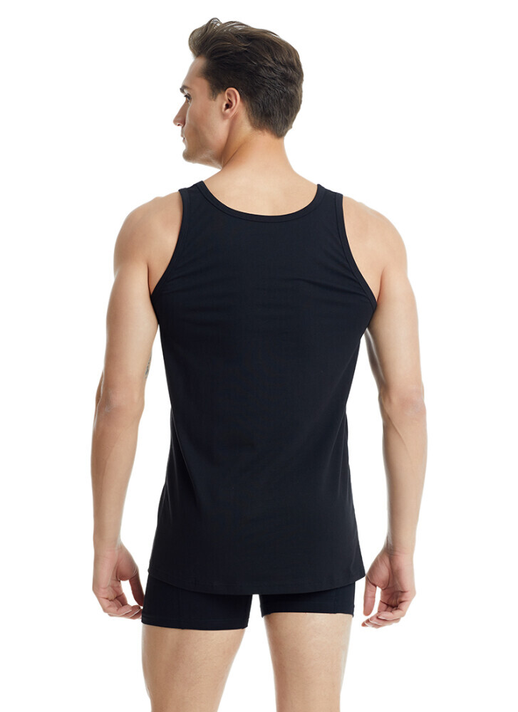 Blackspade Erkek Pamuklu Atlet-Si̇yah