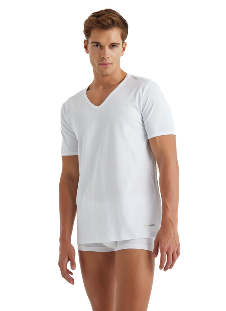 Blackspade Erkek Pamuklu V Yaka T-Shirt