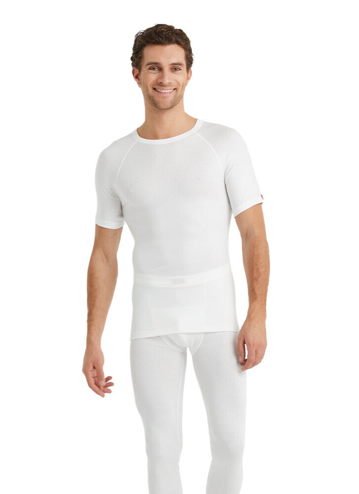 BLACKSPADE UNISEX KISA KOLLU TERMAL ÜST-Beyaz