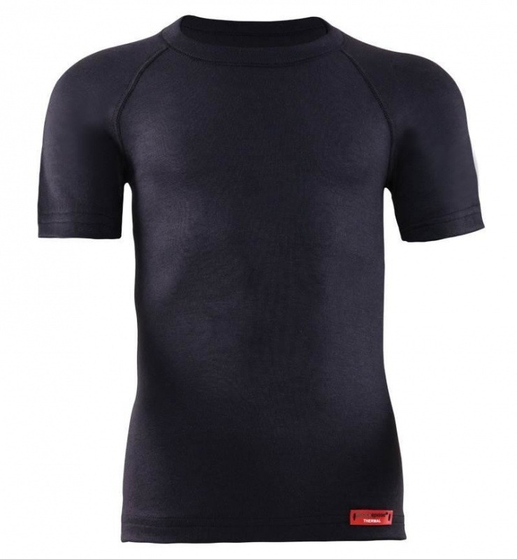 Blackspade Çocuk Termal Unisex Kısa Kollu T-Shirt-Si̇yah