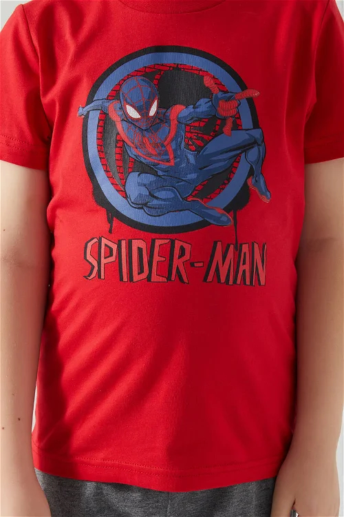 SPIDER-MAN ERKEK ÇOCUK KISA KOLLU PİJAMA TAKIMI