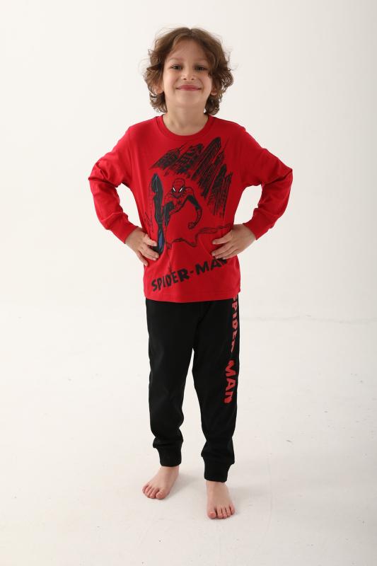 SPIDER-MAN ERKEK ÇOCUK UZUN KOLLU PİJAMA TAKIMI