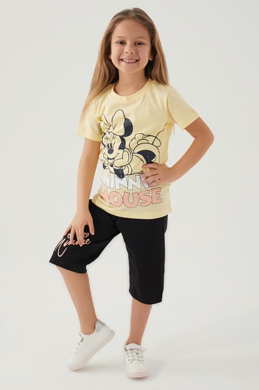 MİNNİ MOUSE KIZ ÇOCUK BERMUDA TAKIM