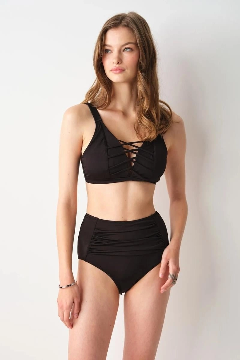 No Gossip Dolores Toparlayıcı Bikini Üstü-Black