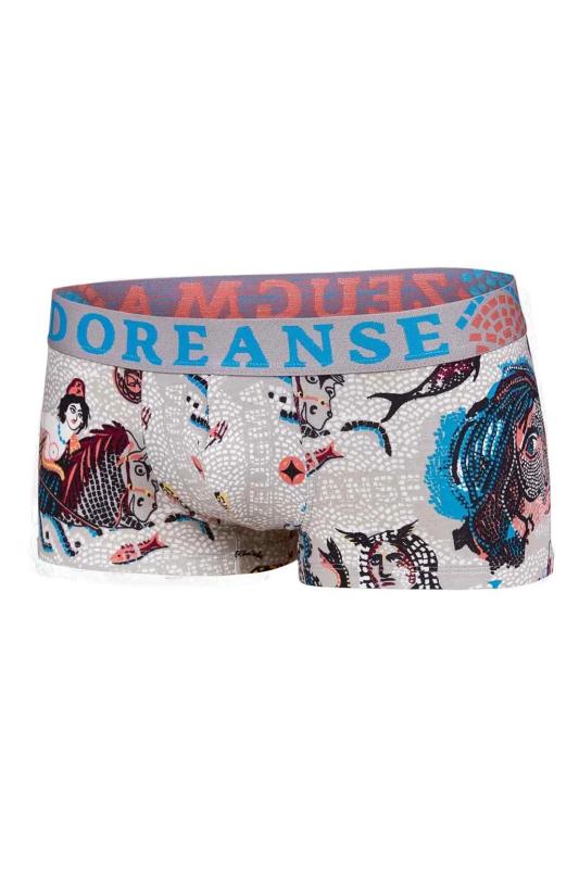 Doreanse 1701 Erkek Modal Baskılı Torbalı Renkli Mini Paça Boxer