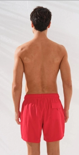 Pierre Cardin Düz Dokuma Erkek Şort-Red