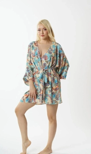 Louren 5824 KISA KİMONO PAREO