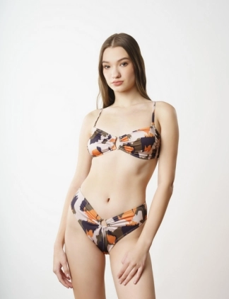 B21915   STRAPLEZ BİKİNİ TAKIM-Haki
