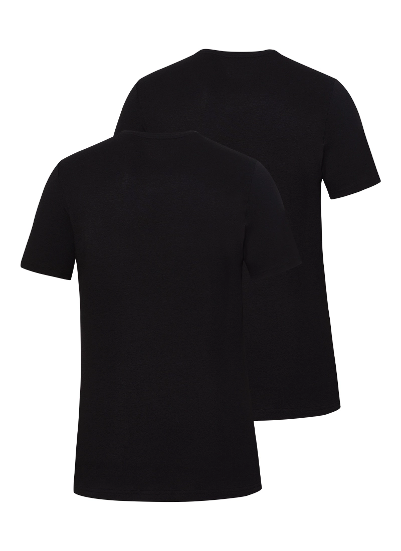 Blackspade Erkek Likralı 2’li T-Shirt-Si̇yah