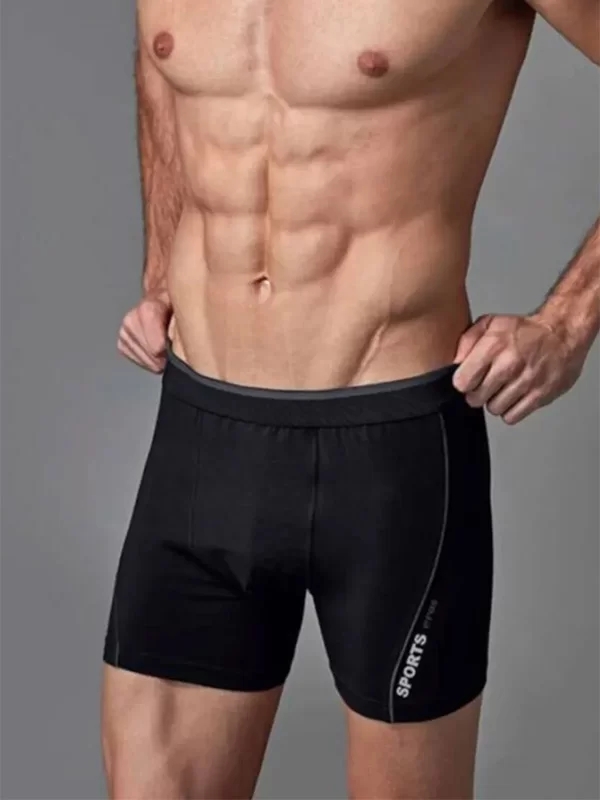 ERS014 COMPACT RENKLİ BOXER-Siyah