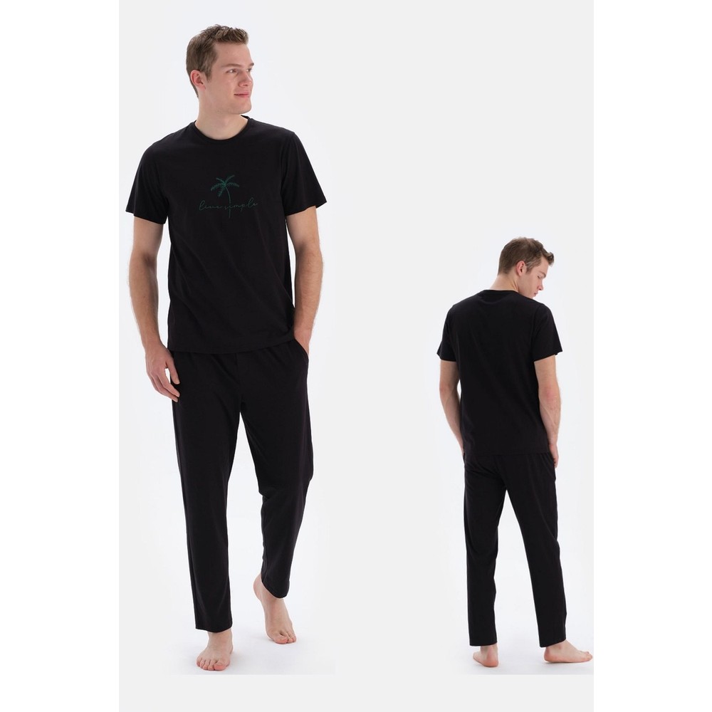 Eros 33030 Pamuklu Kısa Kollu Erkek Pijama Takımı