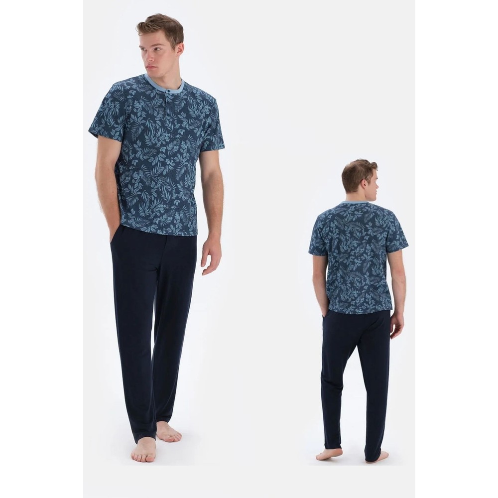 Eros 33050 Pamuklu Erkek Kısa Kollu Pijama Takımı