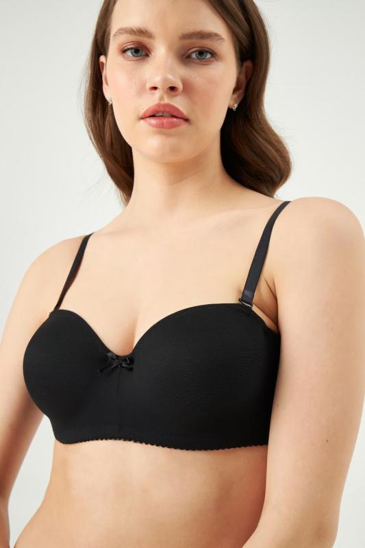 EROS CAMELLIA STRAPLEZ BOŞ CUP SÜTYEN-Si̇yah