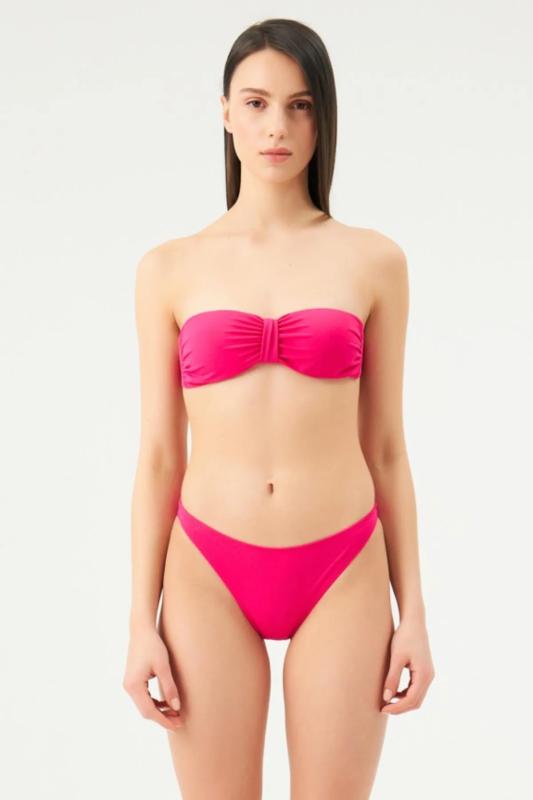 Eros Straplez Tek Bikini Üst 2503-Fuşya