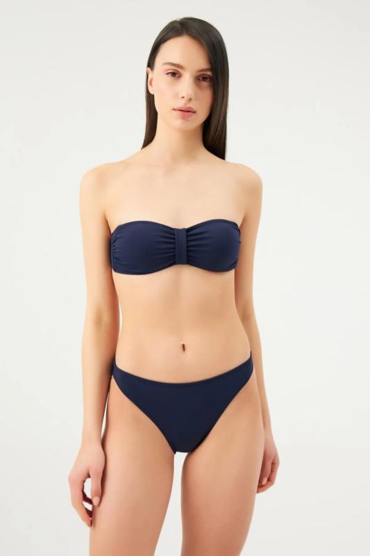 Eros Straplez Tek Bikini Üst 2503-Lacivert
