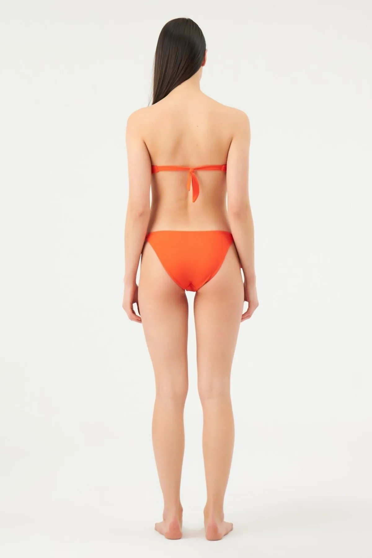 Eros Straplez Tek Bikini Üst 2503-Oranj