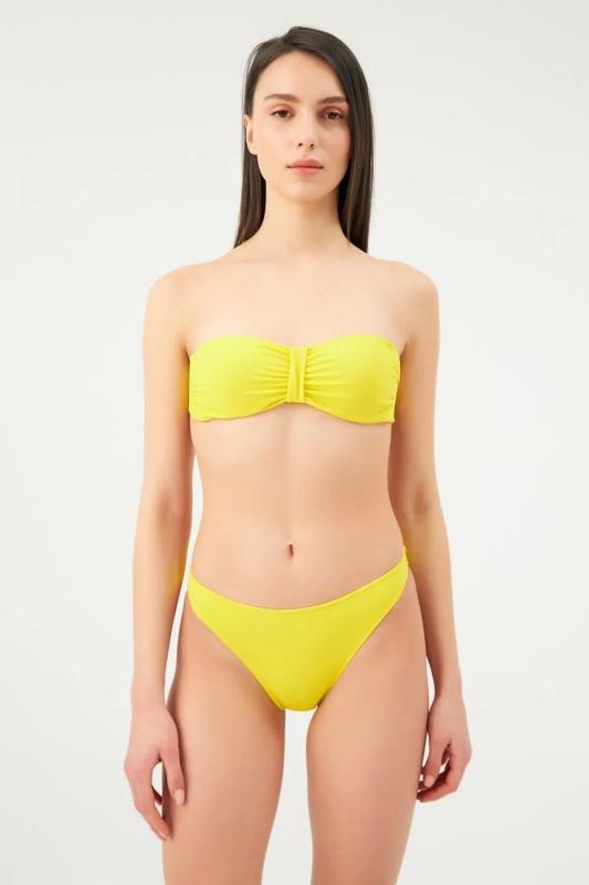 Eros Straplez Tek Bikini Üst 2503-Sari