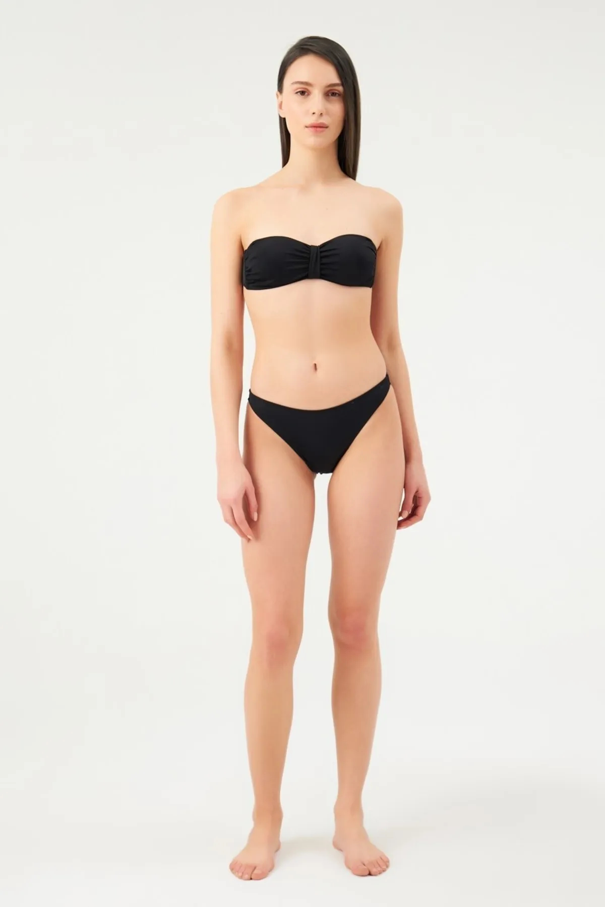 Eros Straplez Tek Bikini Üst 2503-Si̇yah
