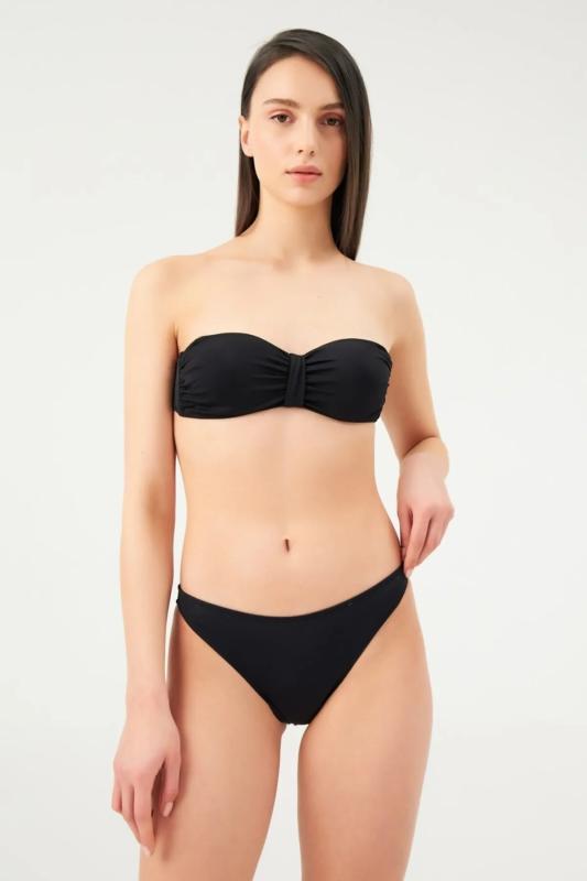 Eros Straplez Tek Bikini Üst 2503-Si̇yah
