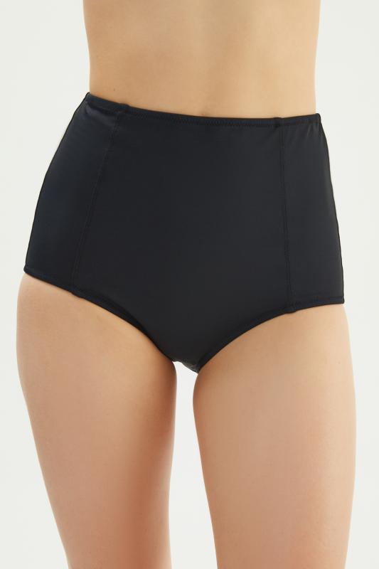 Eros Yüksek Bel Alt Bikini 2512-Siyah