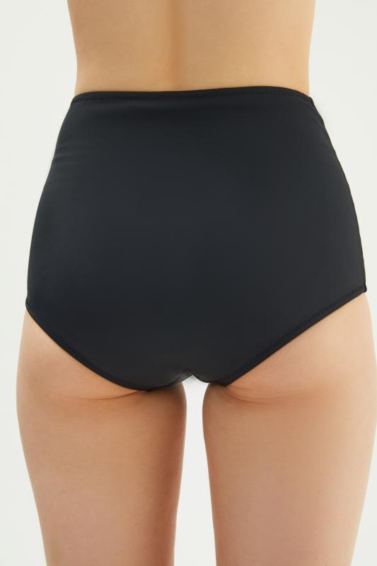 Eros Yüksek Bel Alt Bikini 2512-Siyah