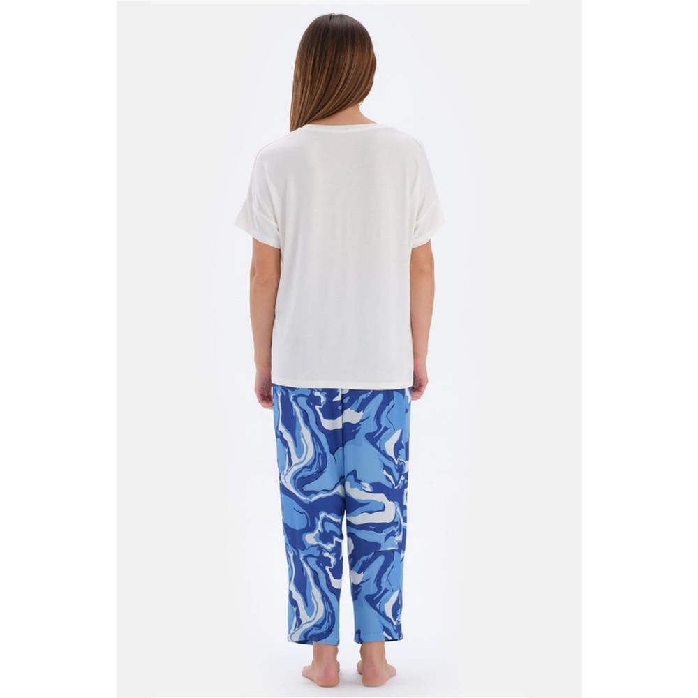 Eros 33540 Pamuklu Kısa Kollu Kadın Pijama Takımı