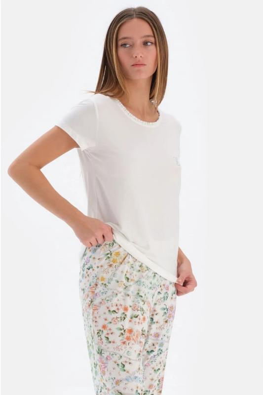 Eros 33570 Pamuklu Kısa Kollu Kadın Pijama Takımı
