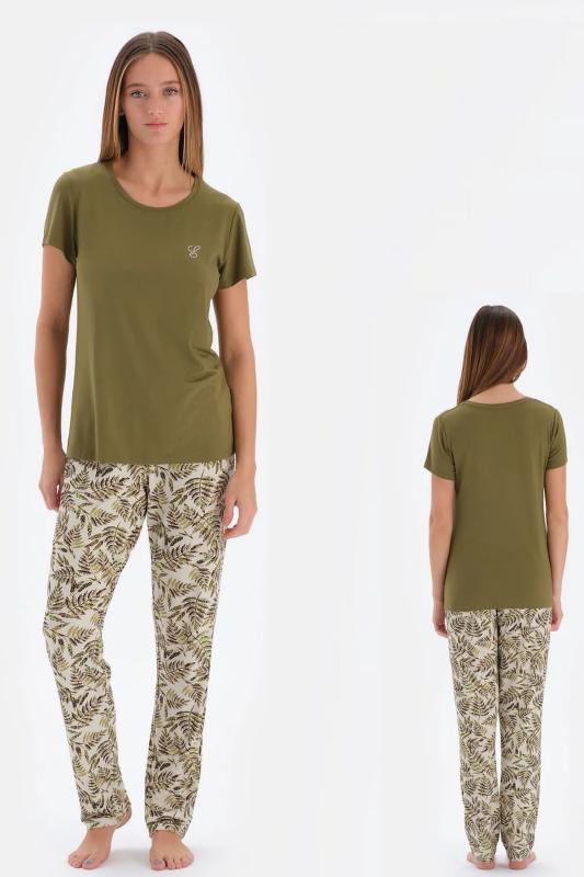 Eros 33590 Pamuklu Kısa Kollu Kadın Pijama Takımı