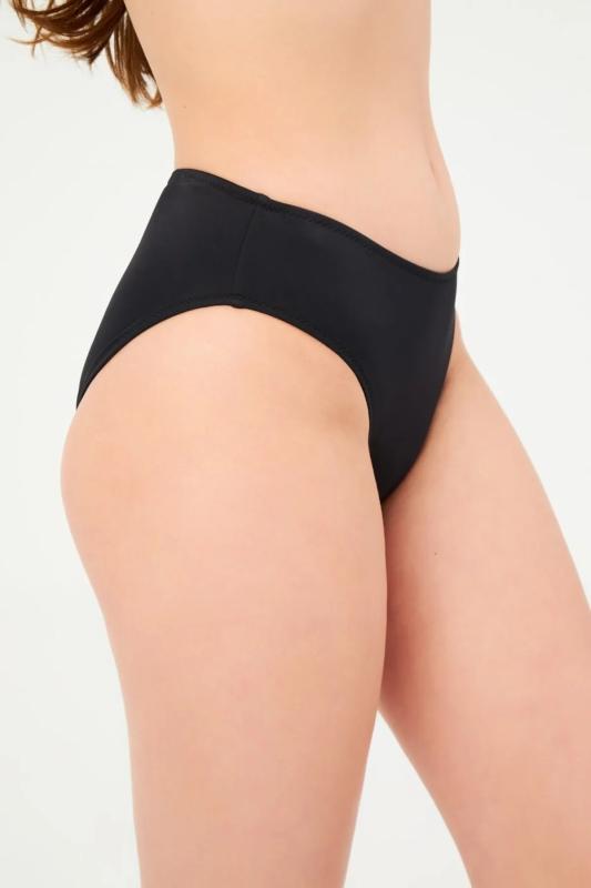 Eros 6 CM Kalın Kenar Tek Alt Bikini 813-Si̇yah